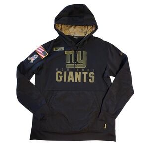 Nike NFL New York Giants Salute to Service Black Hoodie Sweatshirt Men's Large